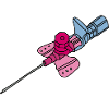 Pink indwelling venous cannula