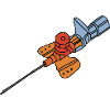 Orange IV cannula