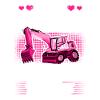 Baggerfahrerin