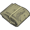 Dollar roll currency bundle design