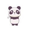 Böser Panda-Bär Sarkasmus Ironie Spruch