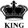 KING Crown BLACK