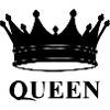 QUEEN Crown BLACK
