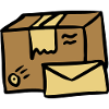 Pakkebrev til mail-mail-pakkepost