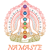 Namaste mantra mandala yoga gift