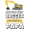 Bagger Baggerfahrer Bauarbeiter Papa Geschenk