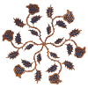 Copper roses