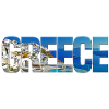 Greece Coastal Panorama Collage