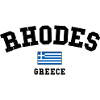 Rhodes Greece – Island & Flag Motif
