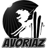 Avoriaz Ski Silhouette Jump