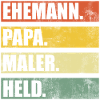 Ehemann Papa Maler Geschenk
