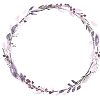 Lilac Wreath Floral- Customizable