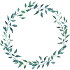 Leafy wreath- customizable