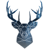 deer's head and antlers