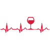 ECG red wine red wine