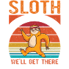 Sloth team running jogging