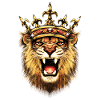 Lion with crown