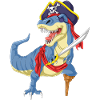 pirate dinosaur