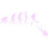 Gerätetauchen Tauchen Taucherin Evolution Pink