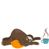 Funny sloth saying