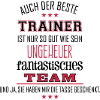 Bester Trainer fantastisches Team Tasse