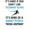 Telemark Skiing | Telemark Skier Gift