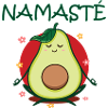 Yoga Avocado Namaste Gift