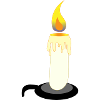 Bougie Feu Lumière Relaxation Romance