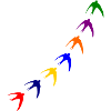Bunte Vögel
