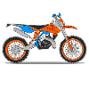 Enduro Motorrad Print
