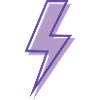 Purple lightning