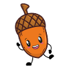 Eichel Chêne Automne