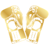 Boxhandschuhe Symbol Gold
