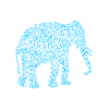 Großer Dicker Elefant Fahrrad Geschenk