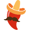 Mexikanische Peperoni Design