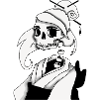 Fille squelette