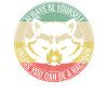 Ole aina oma pesukarhu Racoon sanomassa lahjaa
