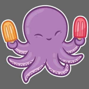Oktopus mit Eis
