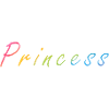 Princess lettering!