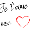 Je t aime mon coeur