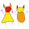 Devil Couple - Devil Bunt - Monster