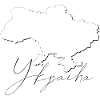 Ukraine Map as Outline UA