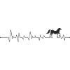 Herzschlag-Pferd