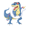 dinosaur pool party
