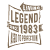 Living Legend Since 1983 Birthday