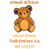 Bärchen Teddy Bär Spruch Geschenkidee