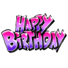 Graffiti Happy Birthday