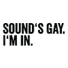 Funny Gay Pride Låter Gay Jag är i HBTQ