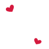 Cadre coeur ligne ornement