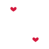 Line Heart Stroke Ornament